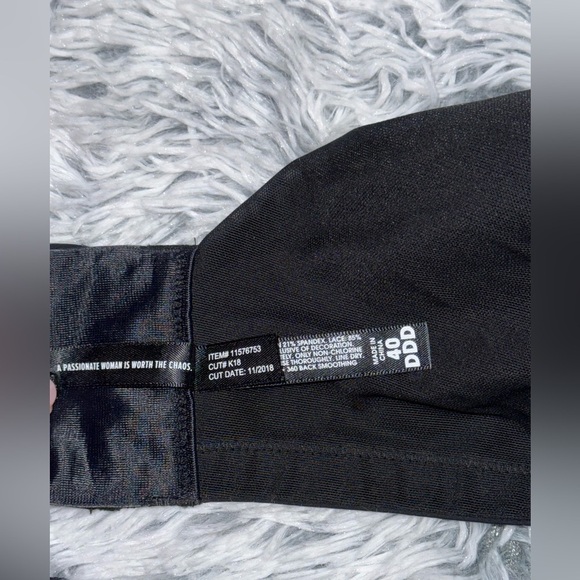 Torrid Curve Perfect T-Shirt Push-Up Bra Black Size 40DDD - Picture 7 of 8